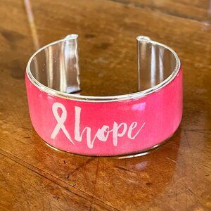 Rustic Cuff Breast Cancer Awareness Bracelet Cuff Style Inspire